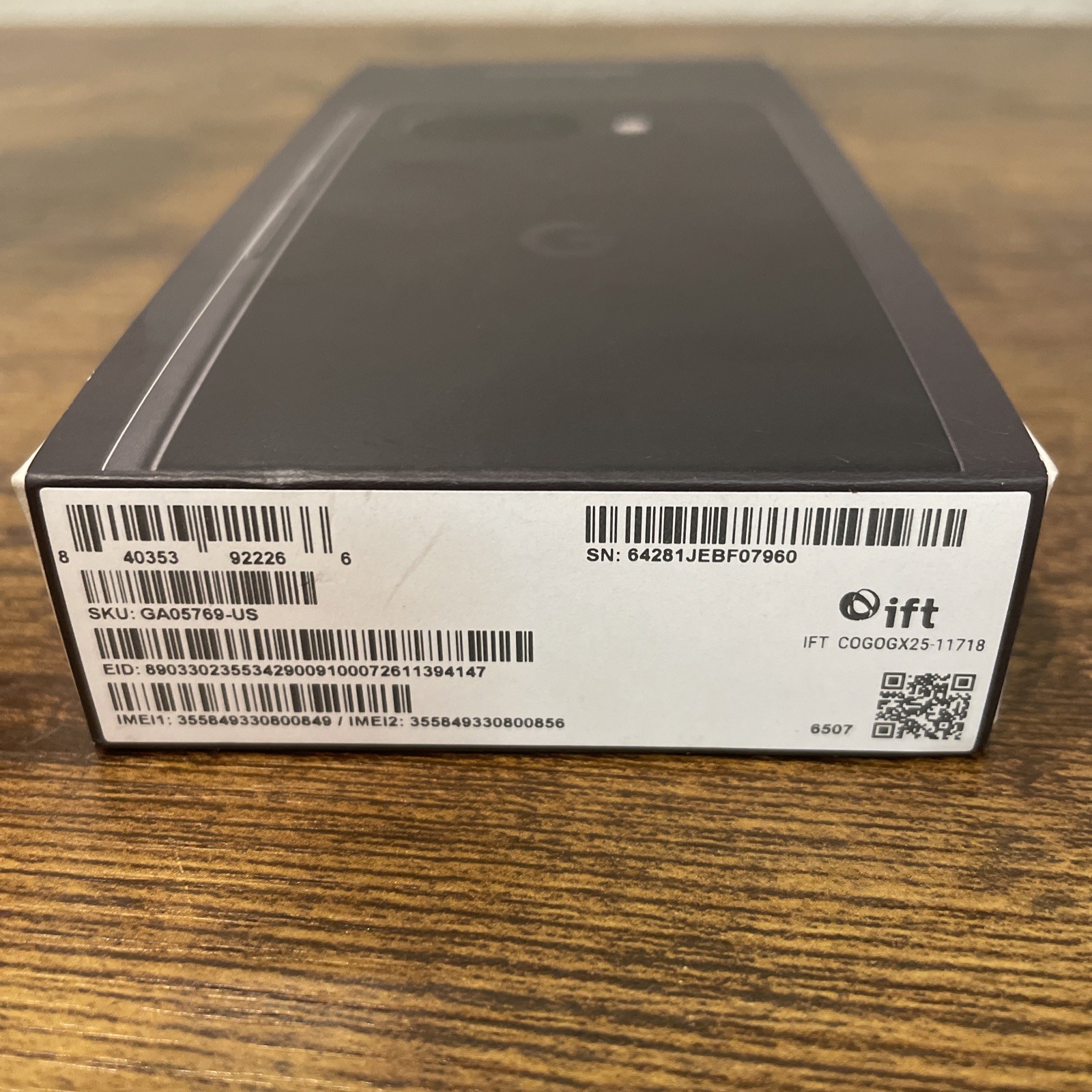 Factory Sealed Google Pixel 9a 128GB Obsidian Unlocked No GT read Description G6
