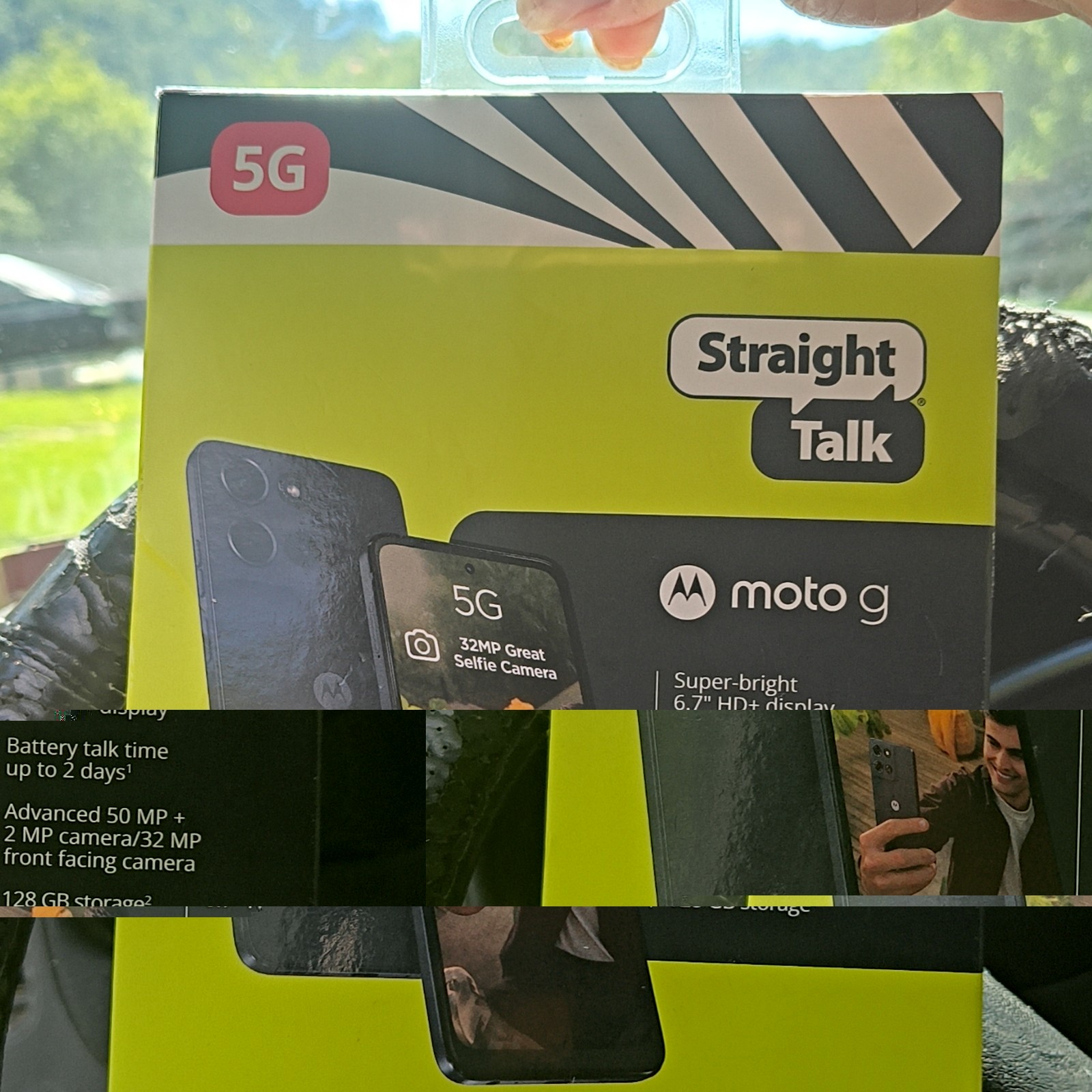 Motorola Moto G 5G 128GB Black 6.7in 50MP Octa-Core Straight Talk