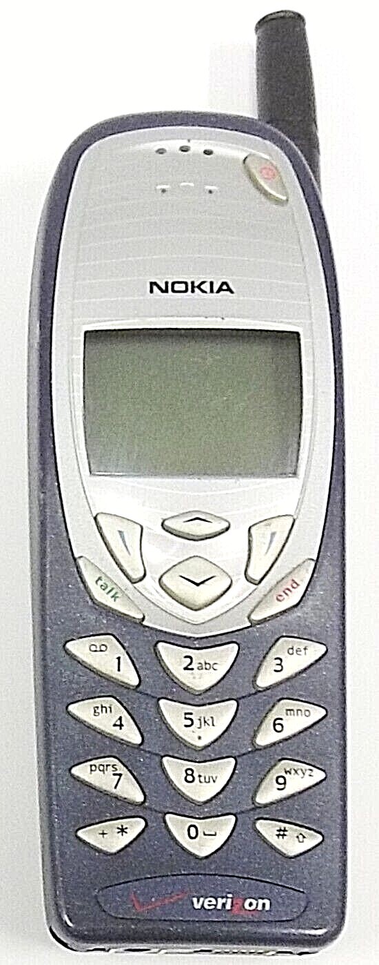 Nokia 3285 BA – Blue and Silver ( Verizon ) Rare Cellular Candybar Phone / BPS-2