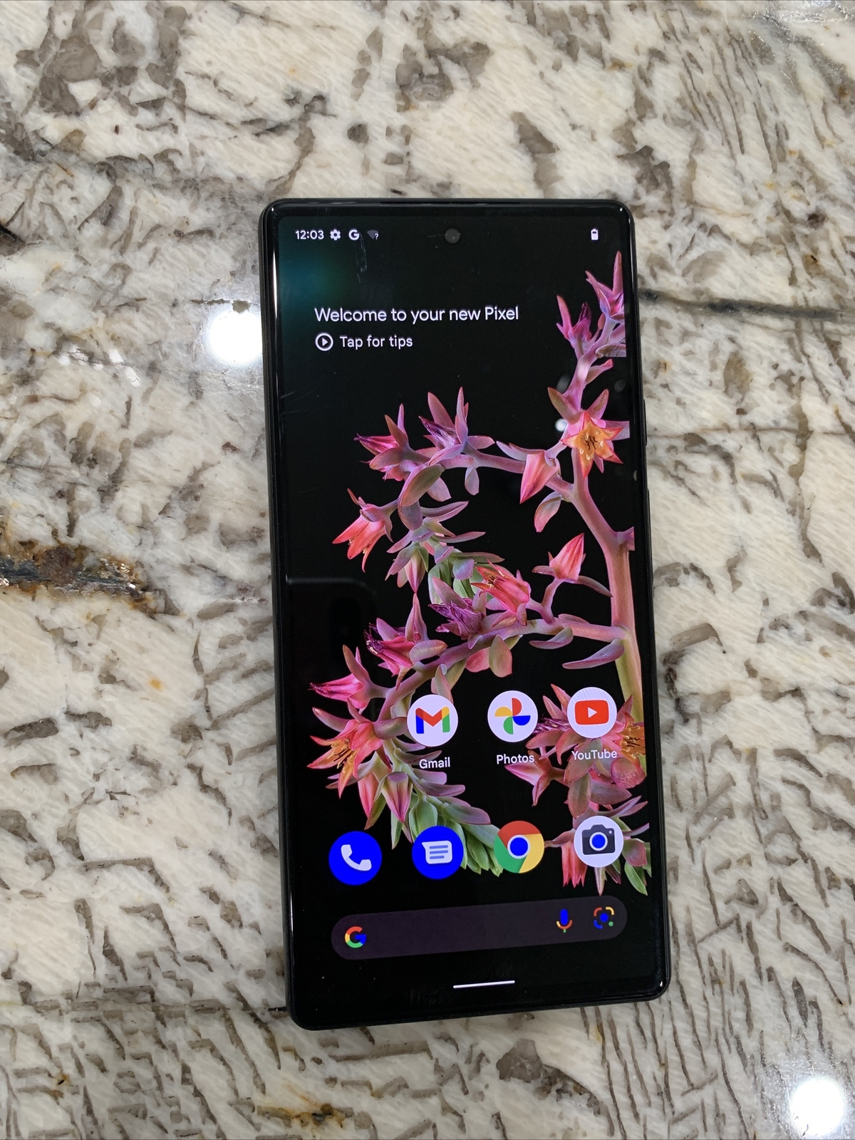 Google Pixel 6 128GB Stormy Black ATT Parts/repair