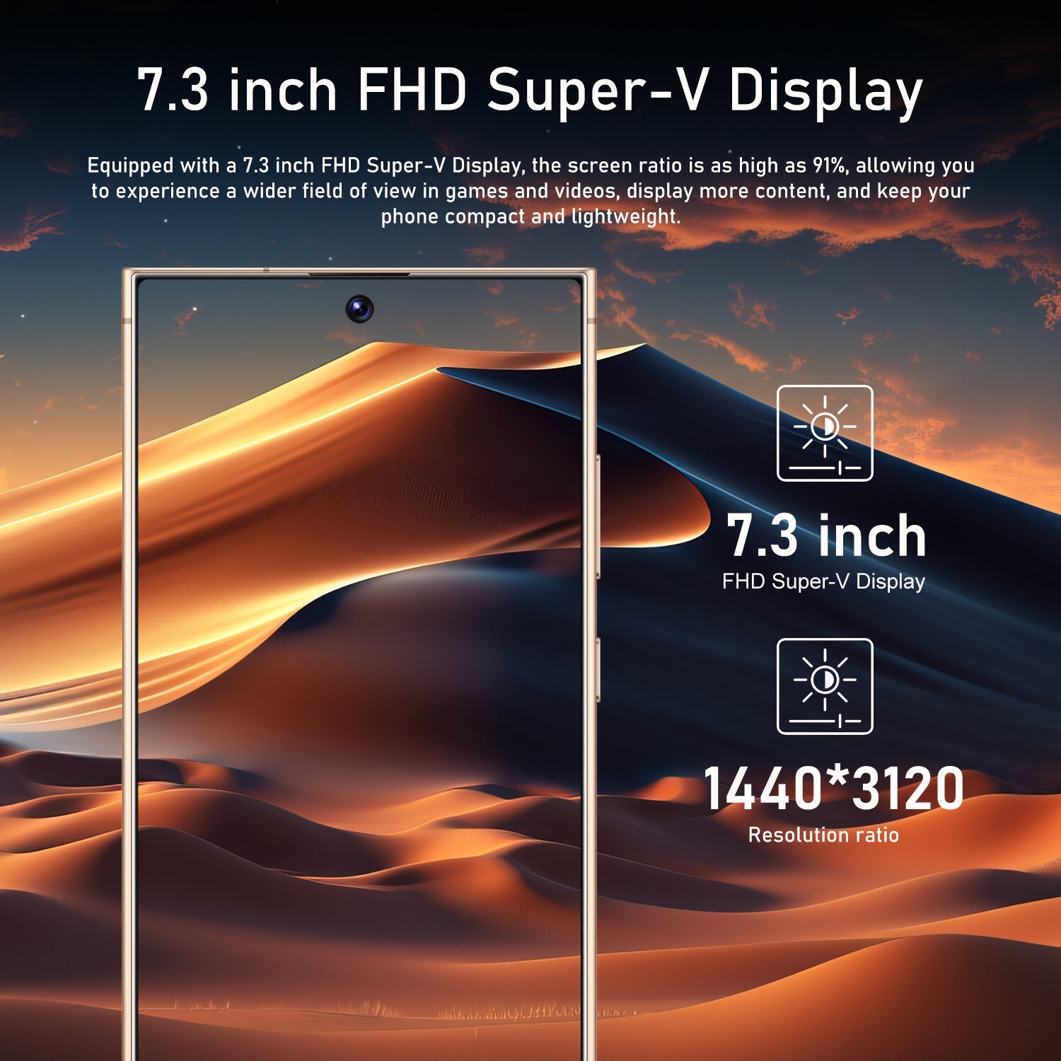 New S25 Ultra Factory Unlocked 7.3″ 8000mAh Smartphone 5G Android 14 RAM 8+256GB