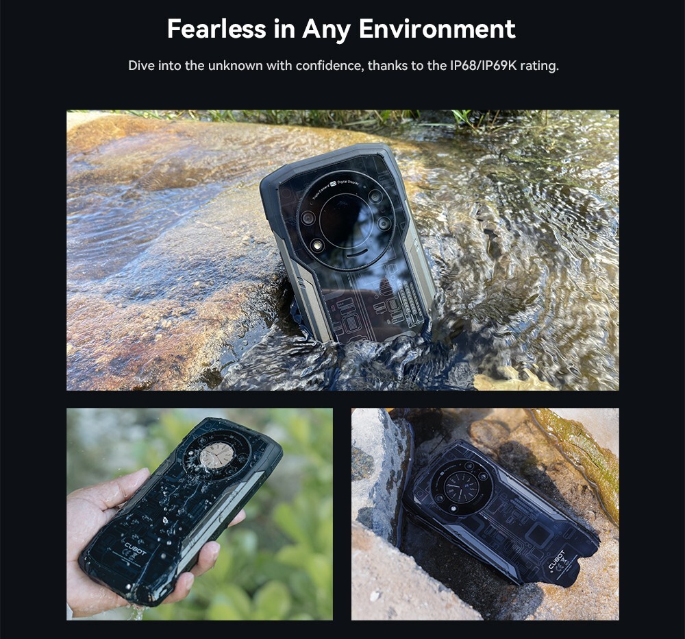 Cubot KingKong Star 5G Rugged Phone 24GB+256G 100MP/Night Vision Cam,Dual Screen