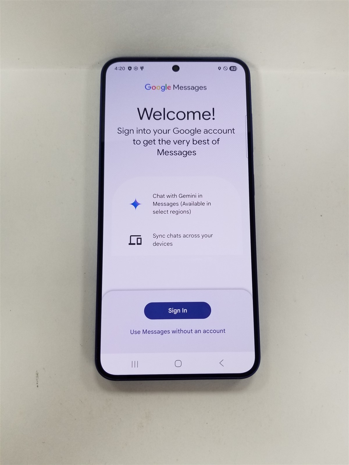 Samsung Galaxy S25 256GB Navy SM-S931U (Xfinity) Fully Functional DV8133