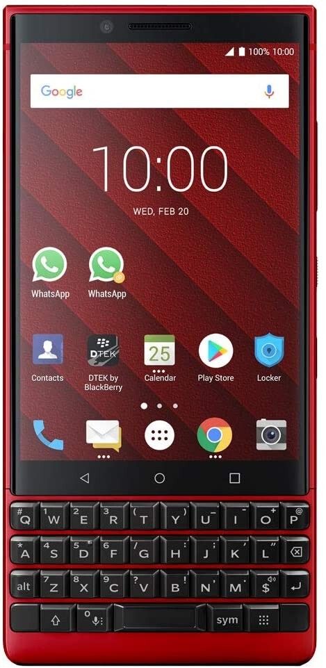 Original BlackBerry KEY2 Unlocked 4G LTE WIFI 4.5” 6GB+64GB cta-Core SmartPhone