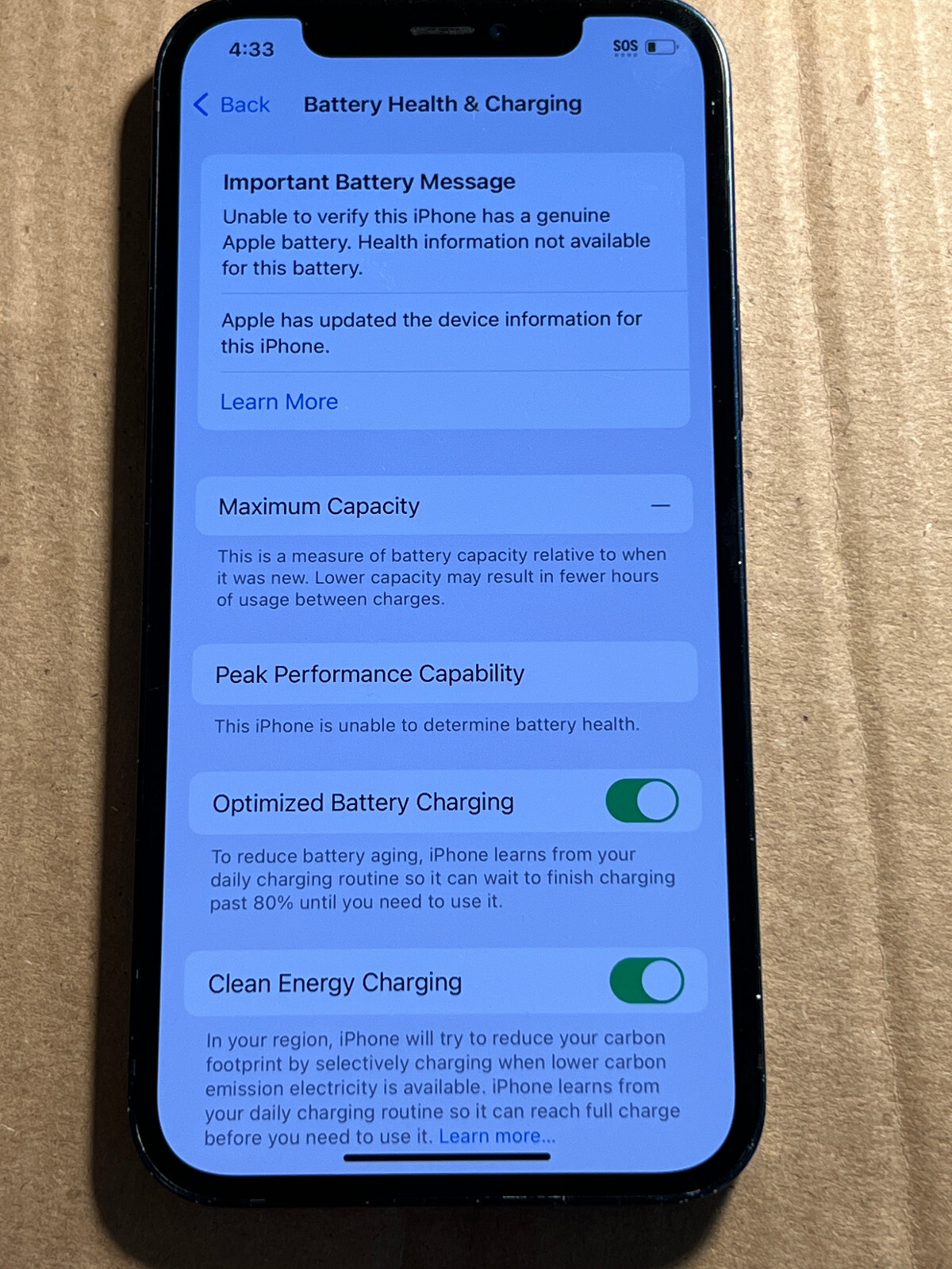 Apple iPhone 12 – 64GB – Black Unlocked (CDMA + GSM) A2172 READ