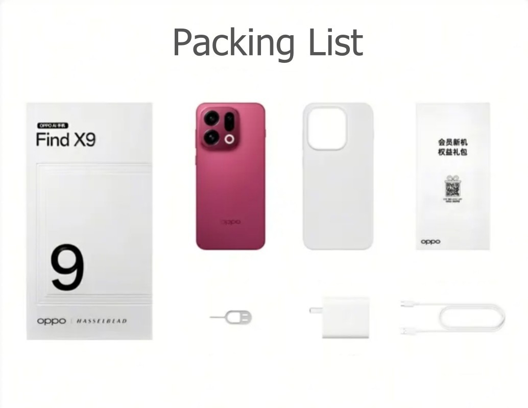 OPPO Find X9 5G ColorOS 16, 50MP Hasseblad Lens Dimensity 9500 7025mAh