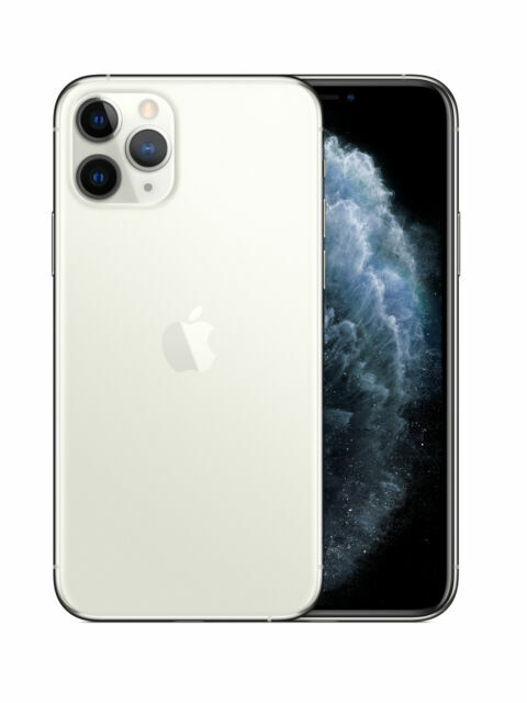 Apple iPhone 11 Pro – 64GB – Silver (Unlocked) A2160 (CDMA + GSM)