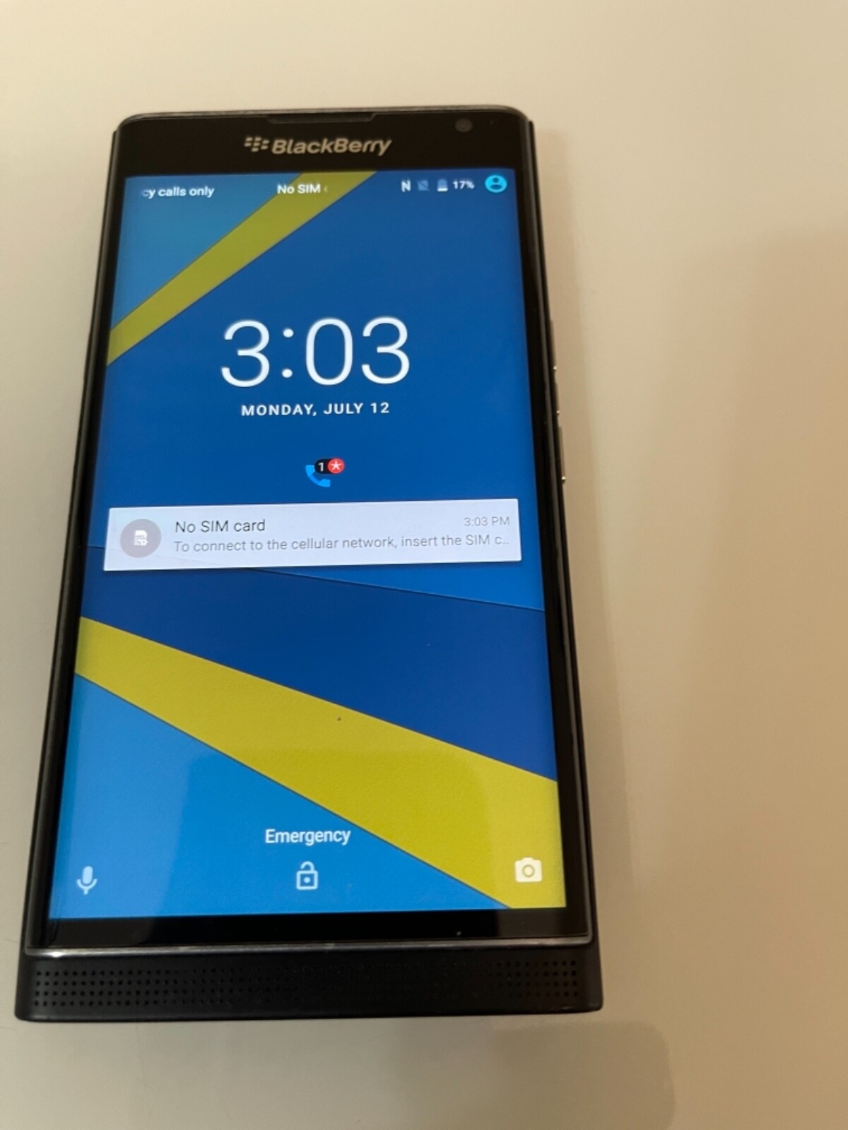 BlackBerry Priv 32GB (Unlocked) Smartphone – Black