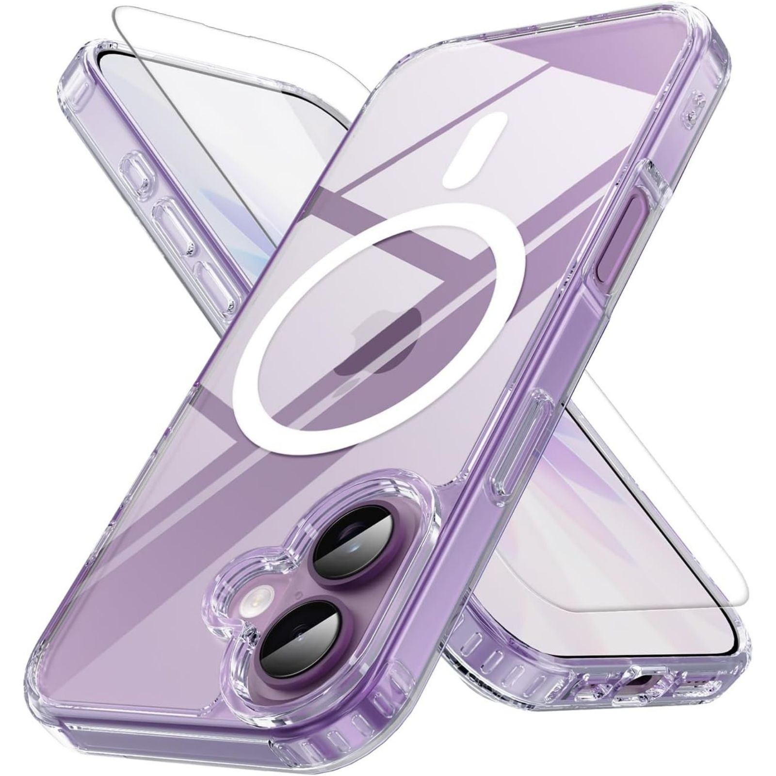 iPhone 17 Case 6.3″ Shockproof Protective Phone Cover Compatible with Mag Safe