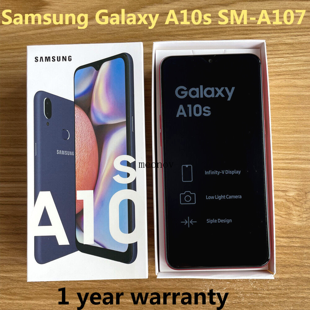 Samsung Galaxy A10s SM-A107 32GB+2GB Dual SIM 4G Unlocked Smartphone New Sealed