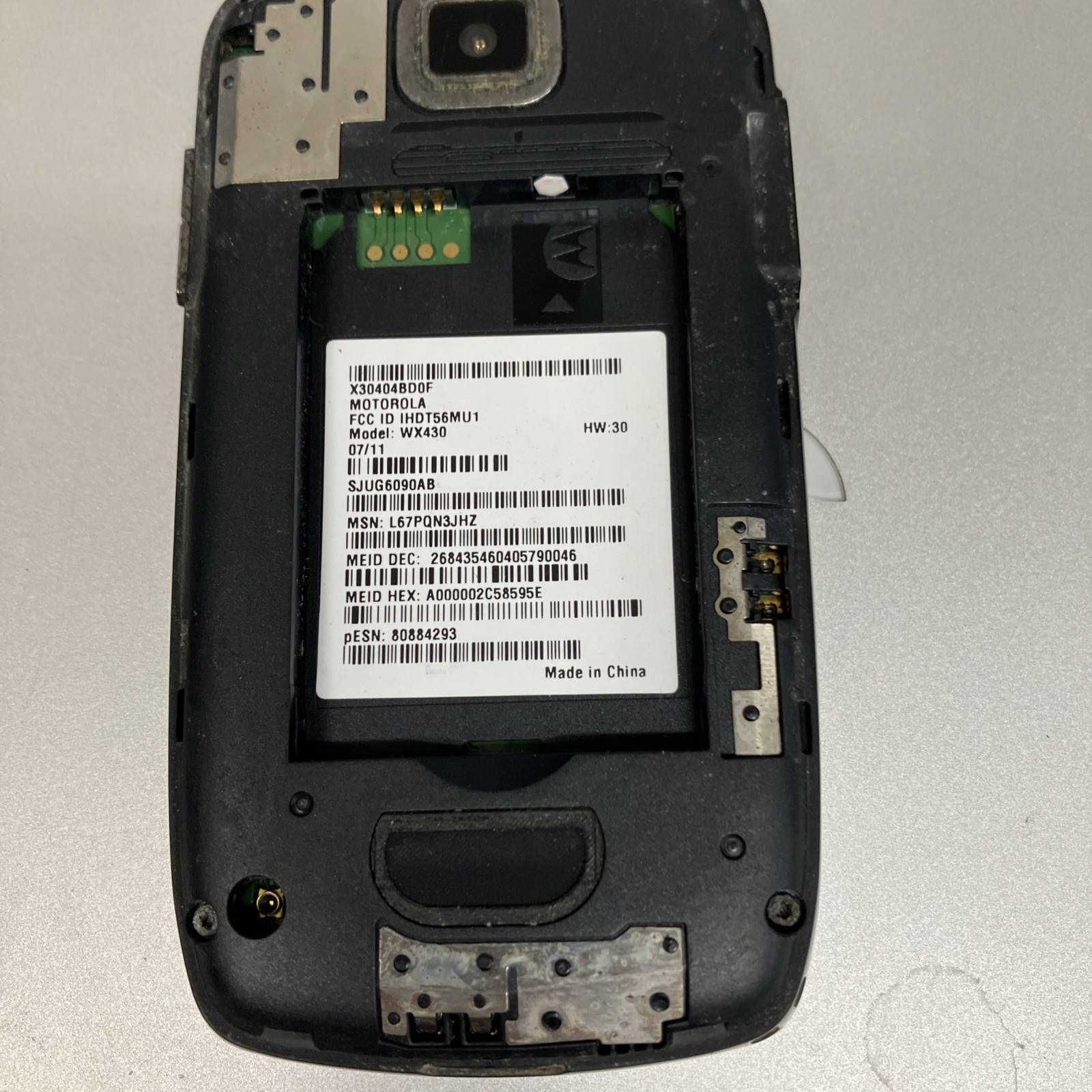 Motorola Theory WX430 – Black ( Boost Mobile ) Rare Smartphone