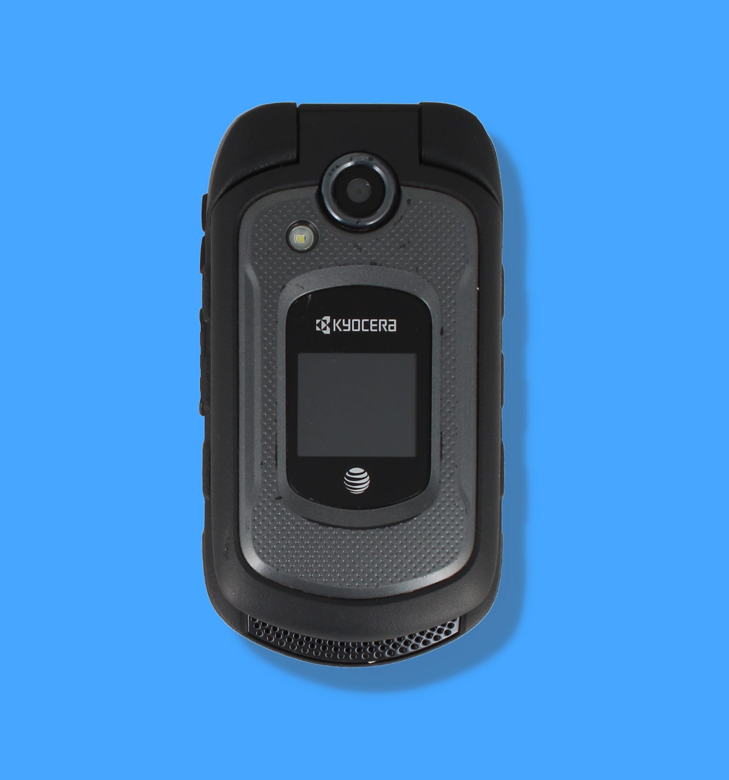 AT&T KYOCERA DURAXE E4710 RUGGED FLIP PHONE BLACK