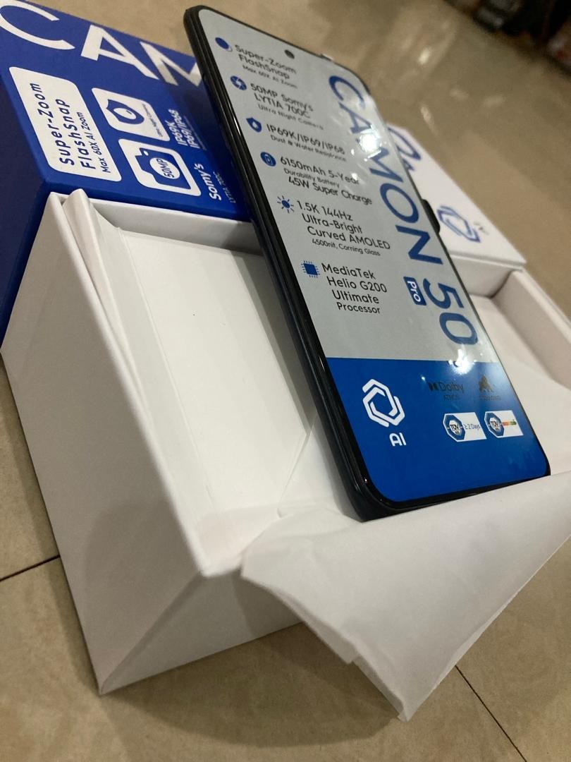 Tecno Camon 50 Pro 512GB 24GB RAM Factory Unlocked Android Smartphone NEW!