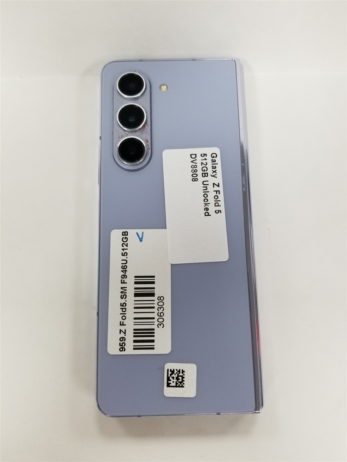 Samsung Galaxy Z Fold5 512GB Icy Blue SM-F946U (Unlocked) Fully Function DV8808