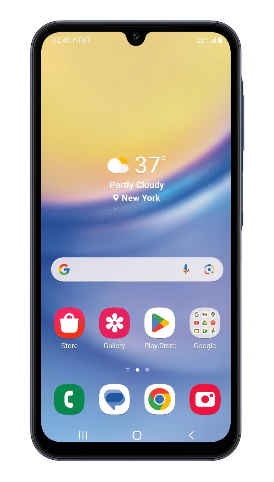 💥NEW💥 AT&T Samsung Galaxy A15 5G 64GB Prepaid Smartphone Blue-Black