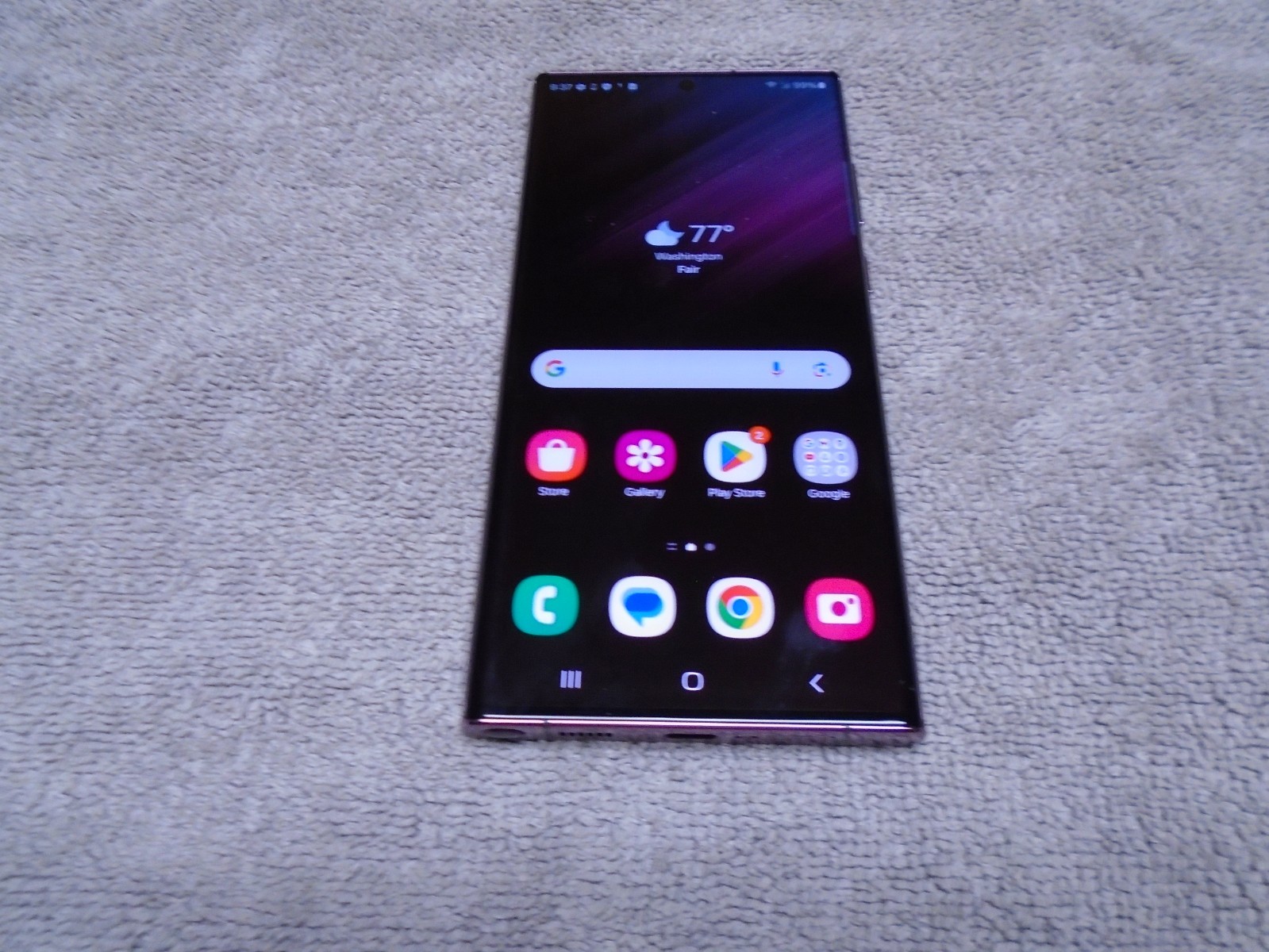 Samsung Galaxy S22 Ultra 5G, 128gb, Burgundy, Verizon only, Excellent!!