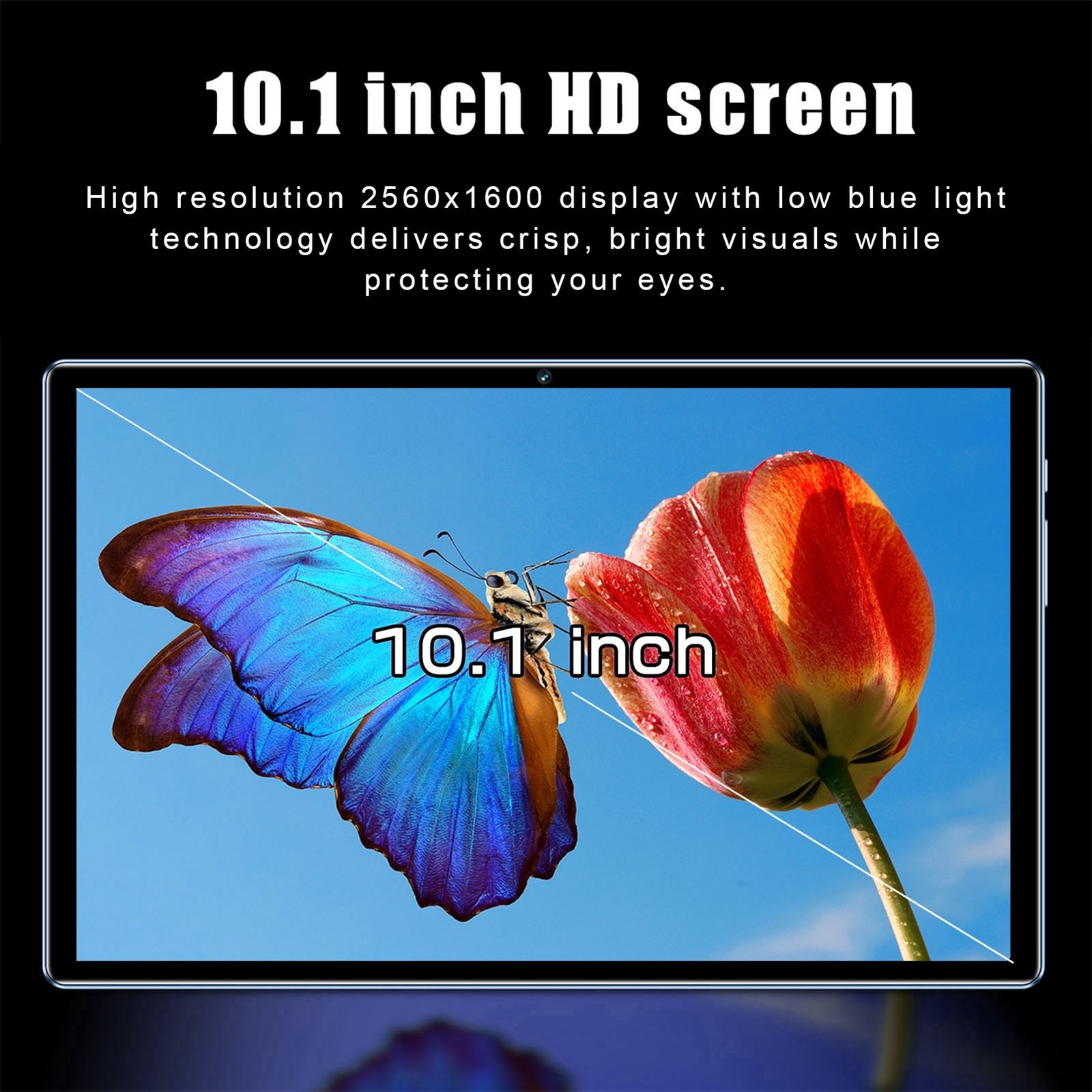 10.1 Inch 5G Tablet Support For 1412GB RAM 512GB ROM 8MP 13MP Cameras G9