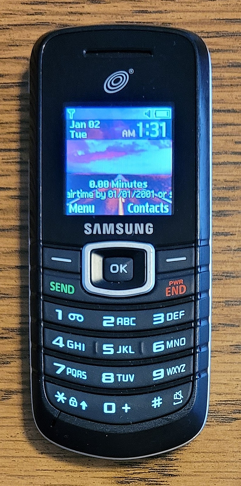 Samsung SGH-T105G – Black and Silver ( TracFone ) Cellular Phone