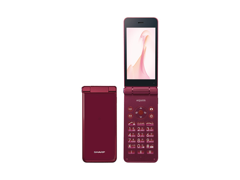 SHARP AQUOS KEITAI RED SH-N01 Android Flip Phone Unlocked 601SH NEW JAPAN