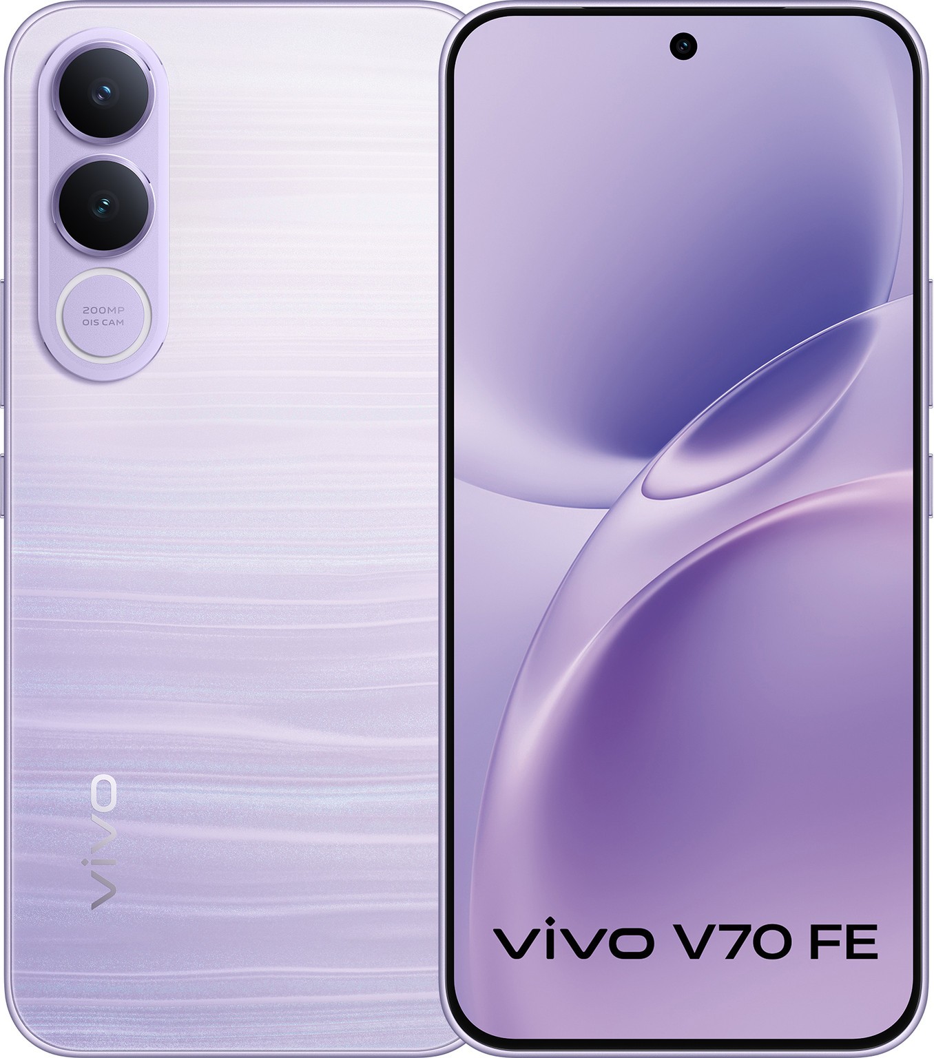 vivo V70 FE 5G (Purple 8GB RAM,128GB )Dimensity 7360-Turbo NFC Unlocked Phone.