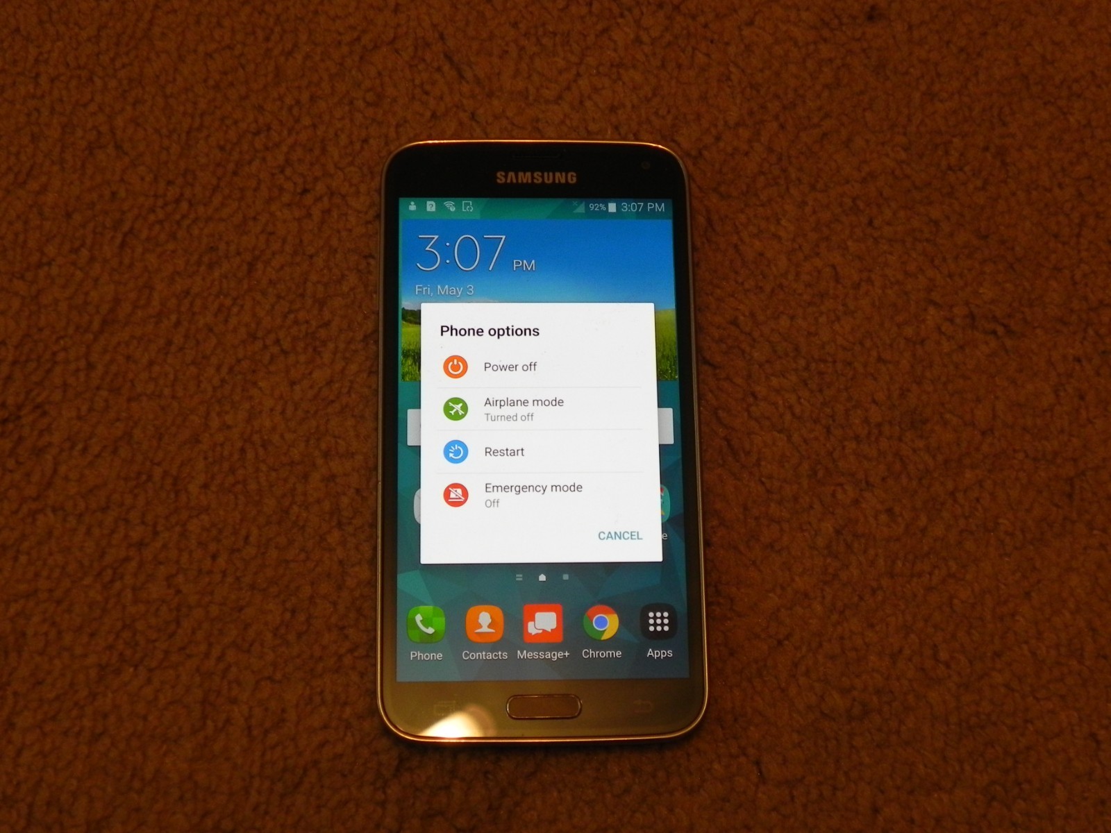 Samsung Galaxy S5 SM G900V UD 16GB Smartphone Black in Original Box