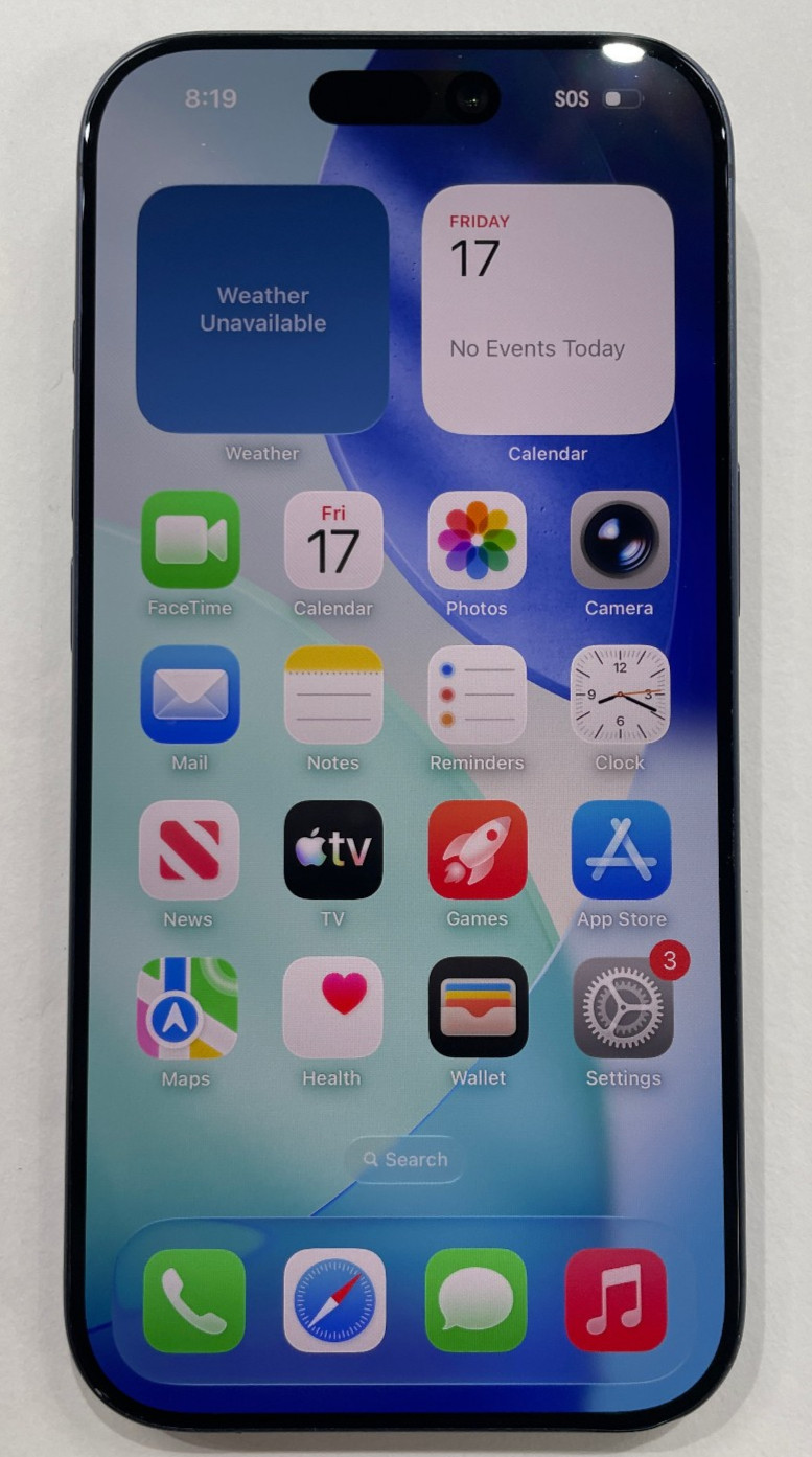Apple iPhone 17 Pro 256GB Deep Blue MG7M4LL/A AT&T Locked, 100% Battery