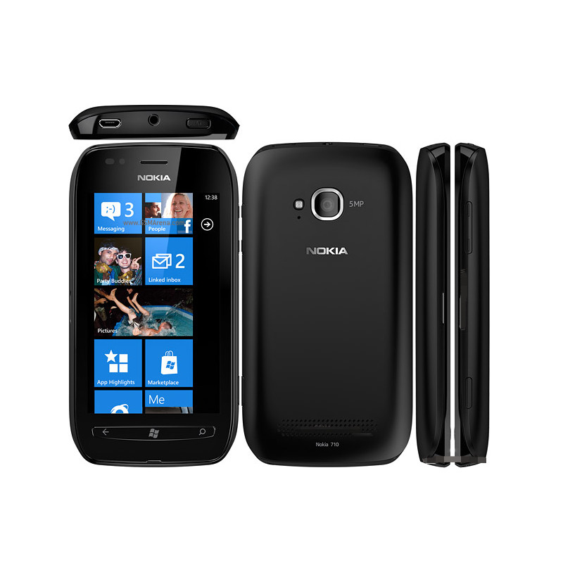 Nokia Lumia 710 Unlocked WIFI 3G GPS 5MP 3.7” 8GB Internal Storage Original