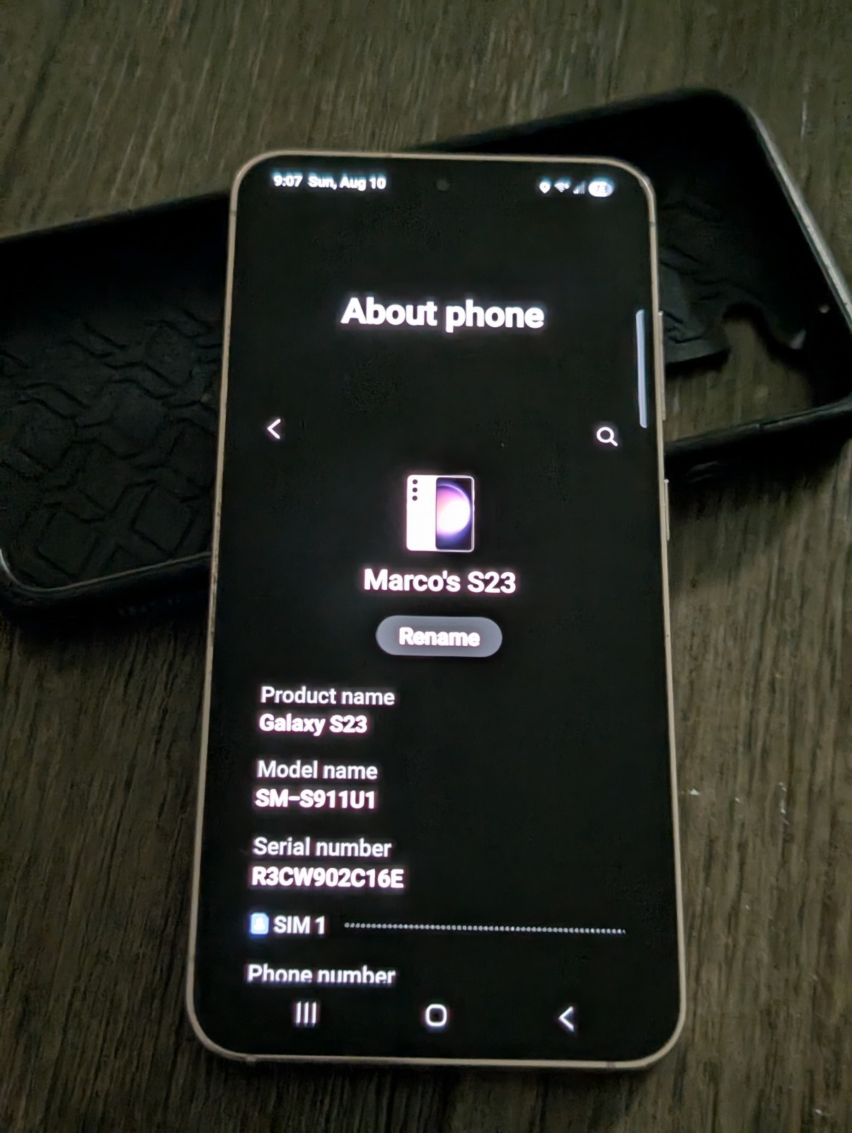 Samsung Galaxy S23 SM-S911U1 Smartphone with Tik tok