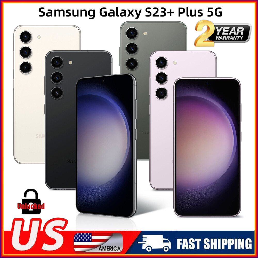 NEW & Sealed SAMSUNG GALAXY S23+ PLUS 5G/S23 ULTRA 5G GSM CDMA FACTORY UNLOCKED