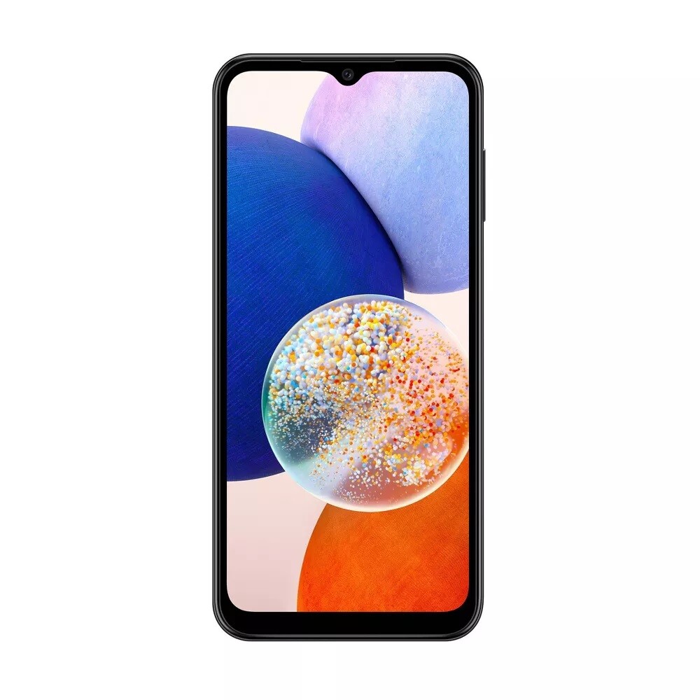Samsung SPHA146UANBRB Galaxy A14 5G 64GB 4GB RAM Black Boost Mobile 50MP 6.5″