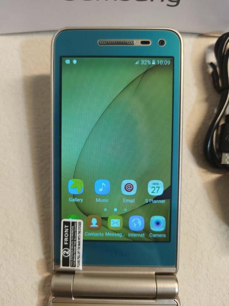 Samsung Galaxy Folder G1600 Dual SIM 16GB Flip SmartPhone (Unlocked )