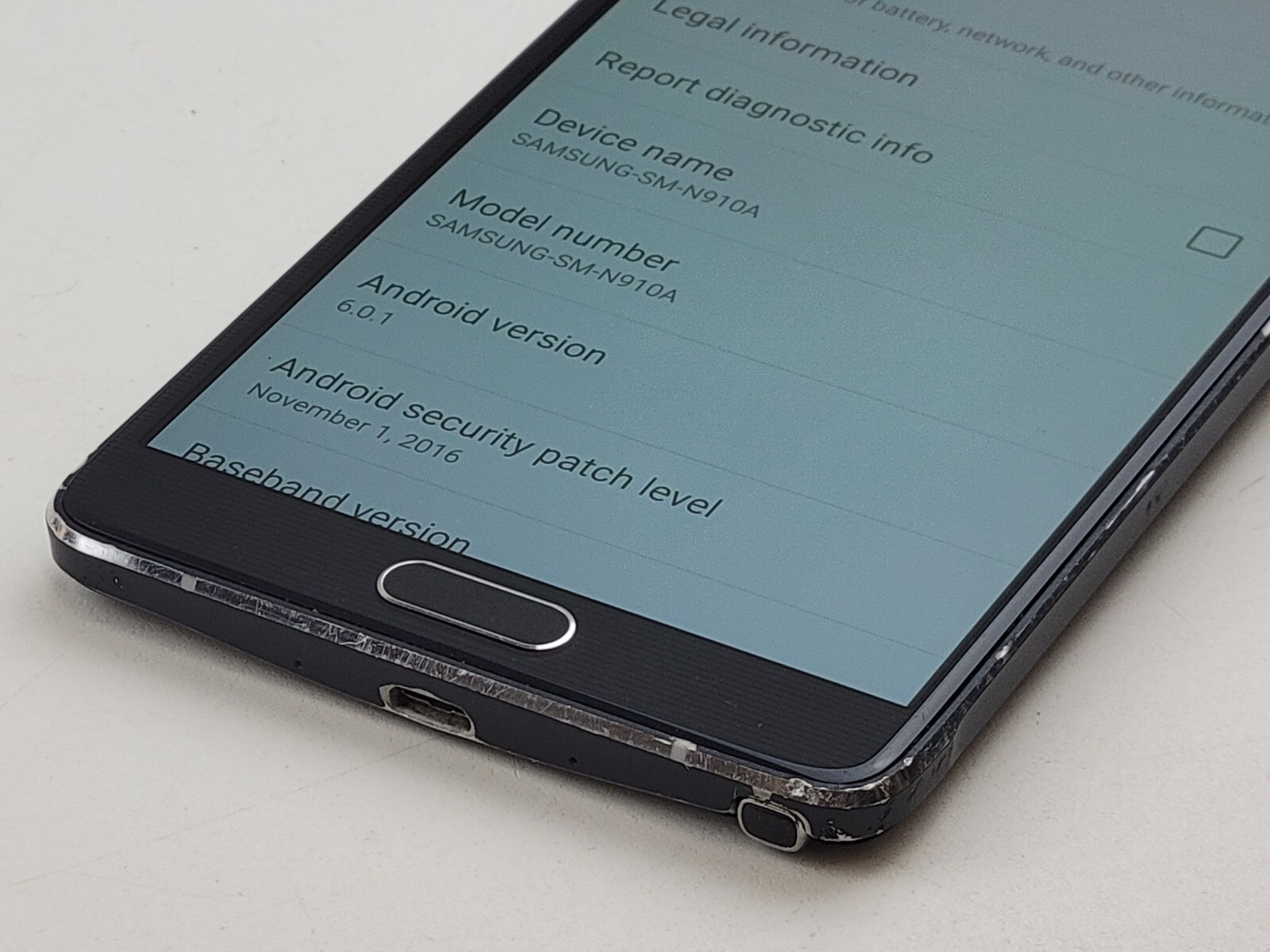 Samsung Galaxy Note 4 (SM-N910A) 32GB (AT&T) Smartphone – Clean IMEI – H0090