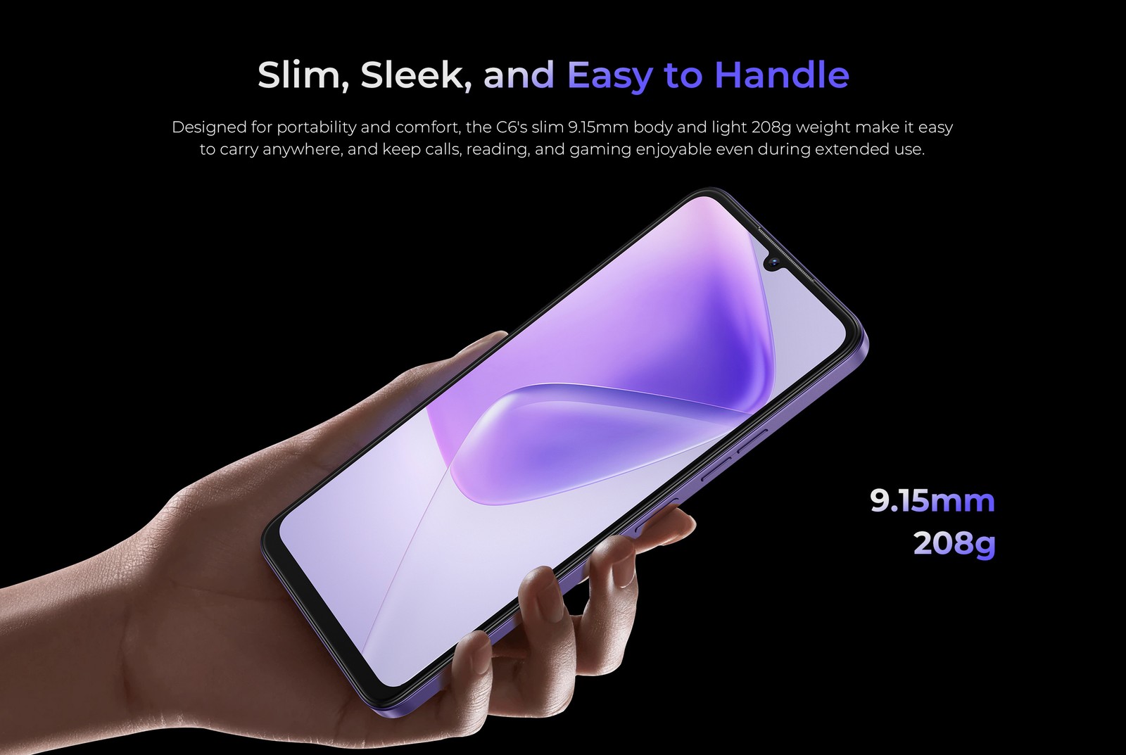 OUKITEL C6 Smartphone 12GB+512GB 5150mAh Dual SIM 6.8″ Android 15 GPS