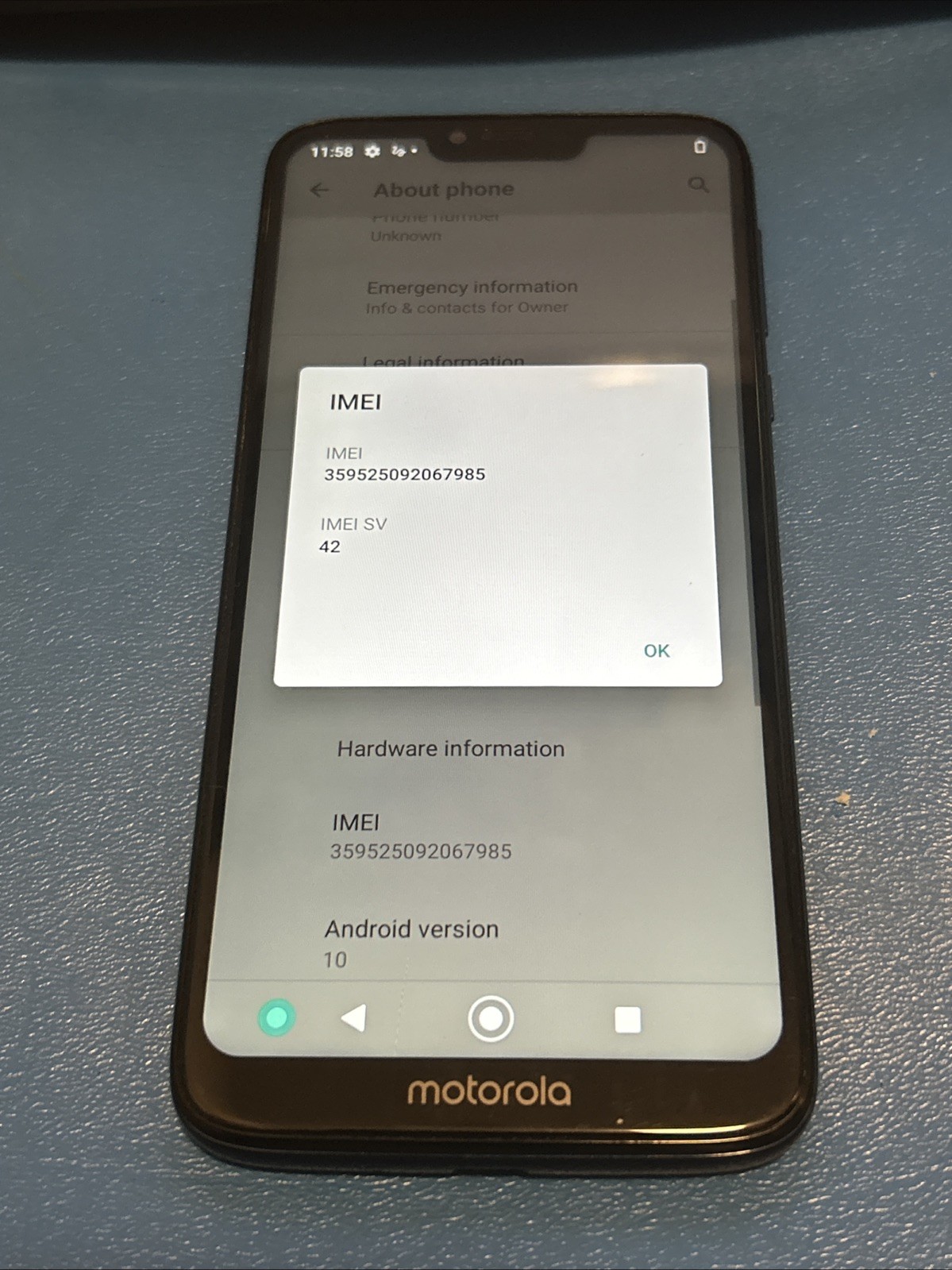 Motorola Moto G7 Optimo Maxx XT1955DL 32GB 98% Battery Health Tracfone Locked