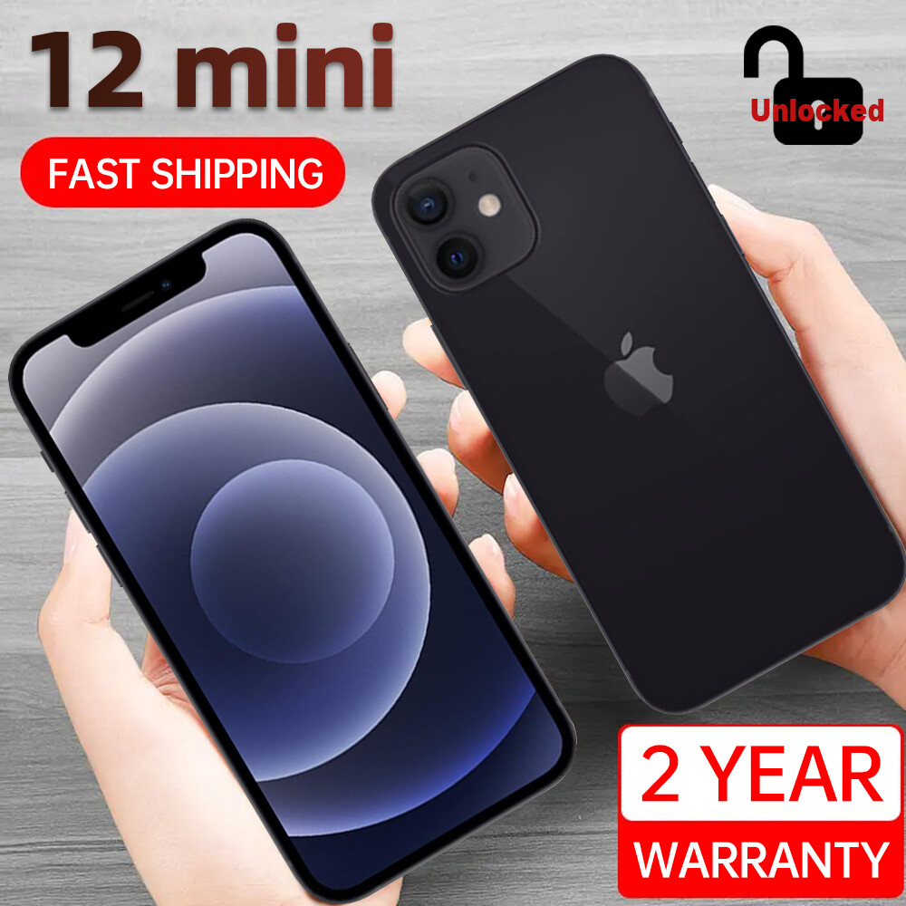 New Sealed Apple iPhone 13 Mini/12 Mini Factory Unlocked 256GB/128GB ALL Carrier