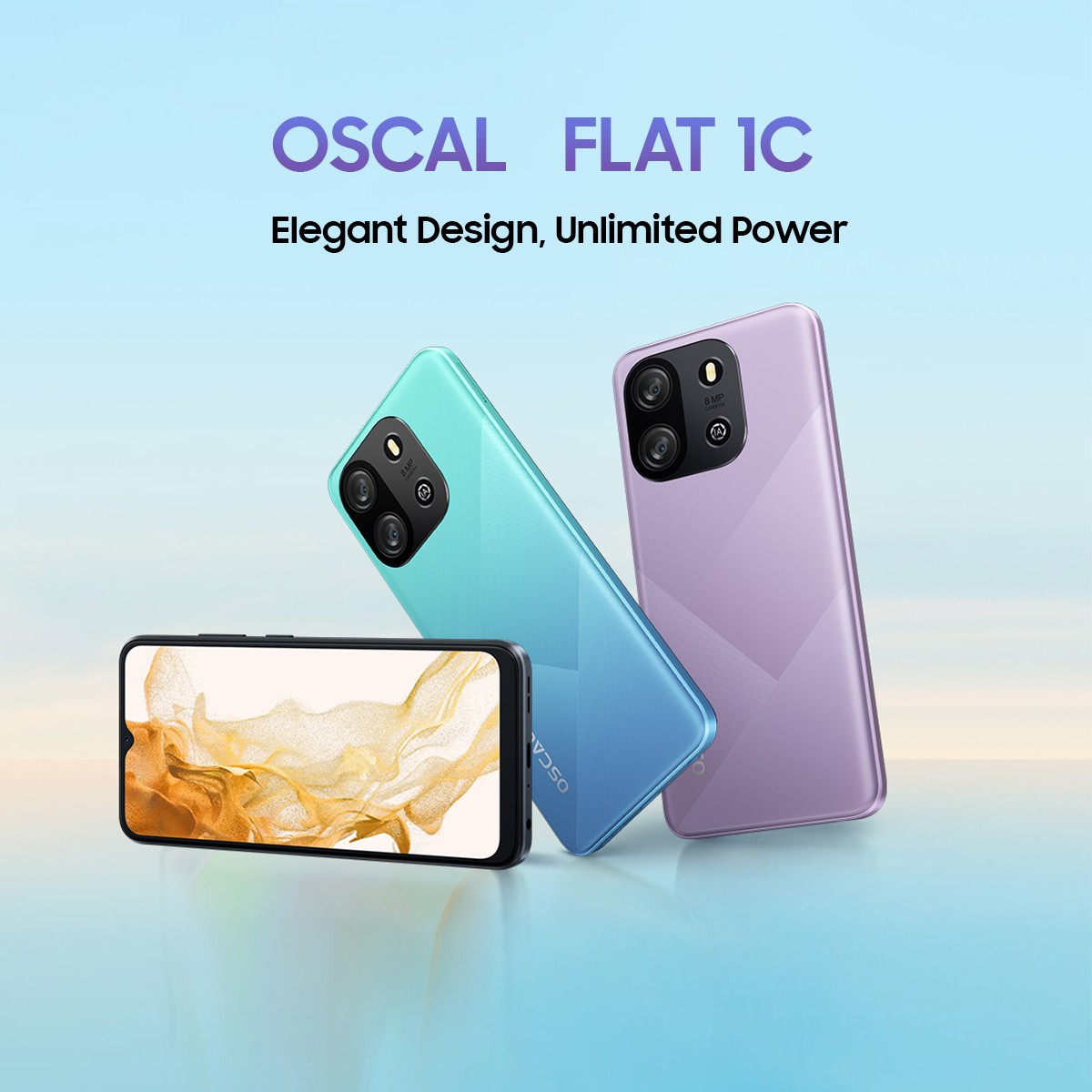 Blackview OSCAL FLAT 1C 4G Smartphone 4GB+32GB 6.56″ Android 13 4700mAh Unlocked