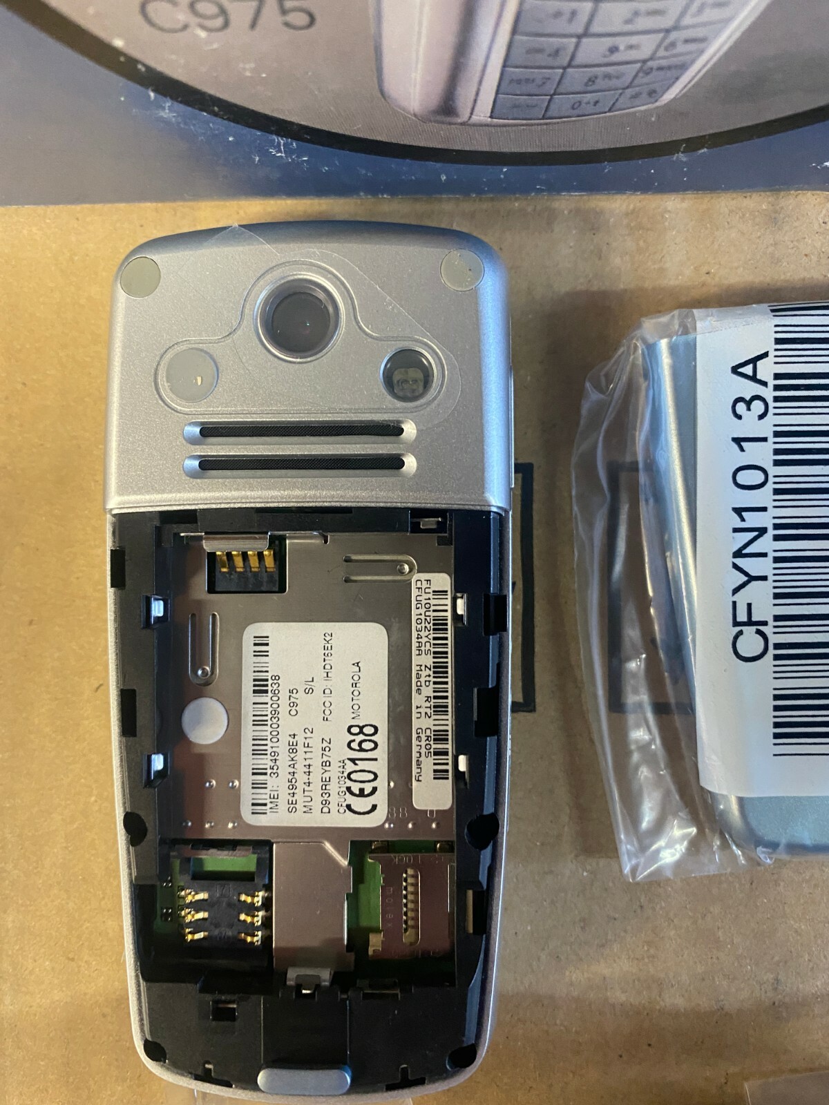 Motorola C975 Complete, Hs Battery