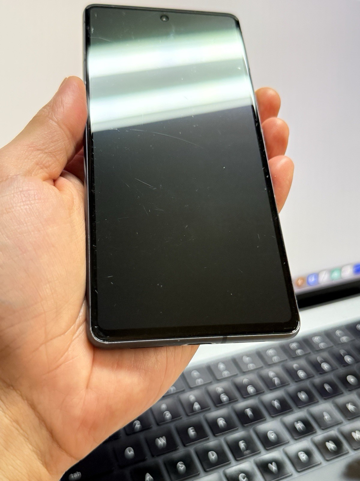 Google Pixel 7 Unlocked 128GB Obsidian / Black (Minor Image Retention) #23642