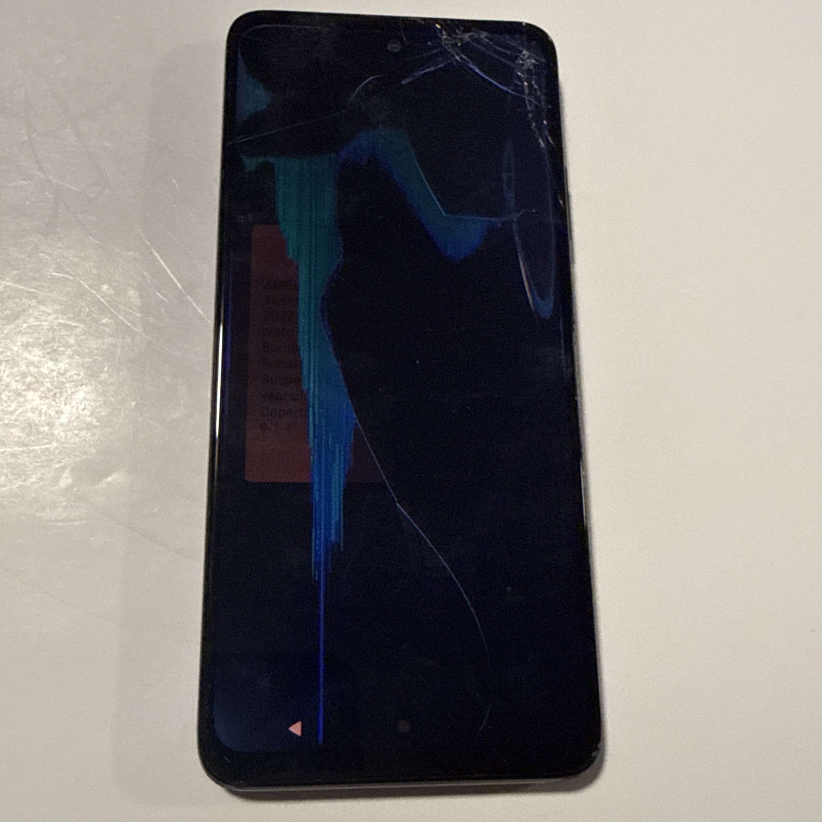 Motorola One 5G Ace 128GB XT2113-5 Volcanic Gray (AT&T) Cracked Screen For Parts