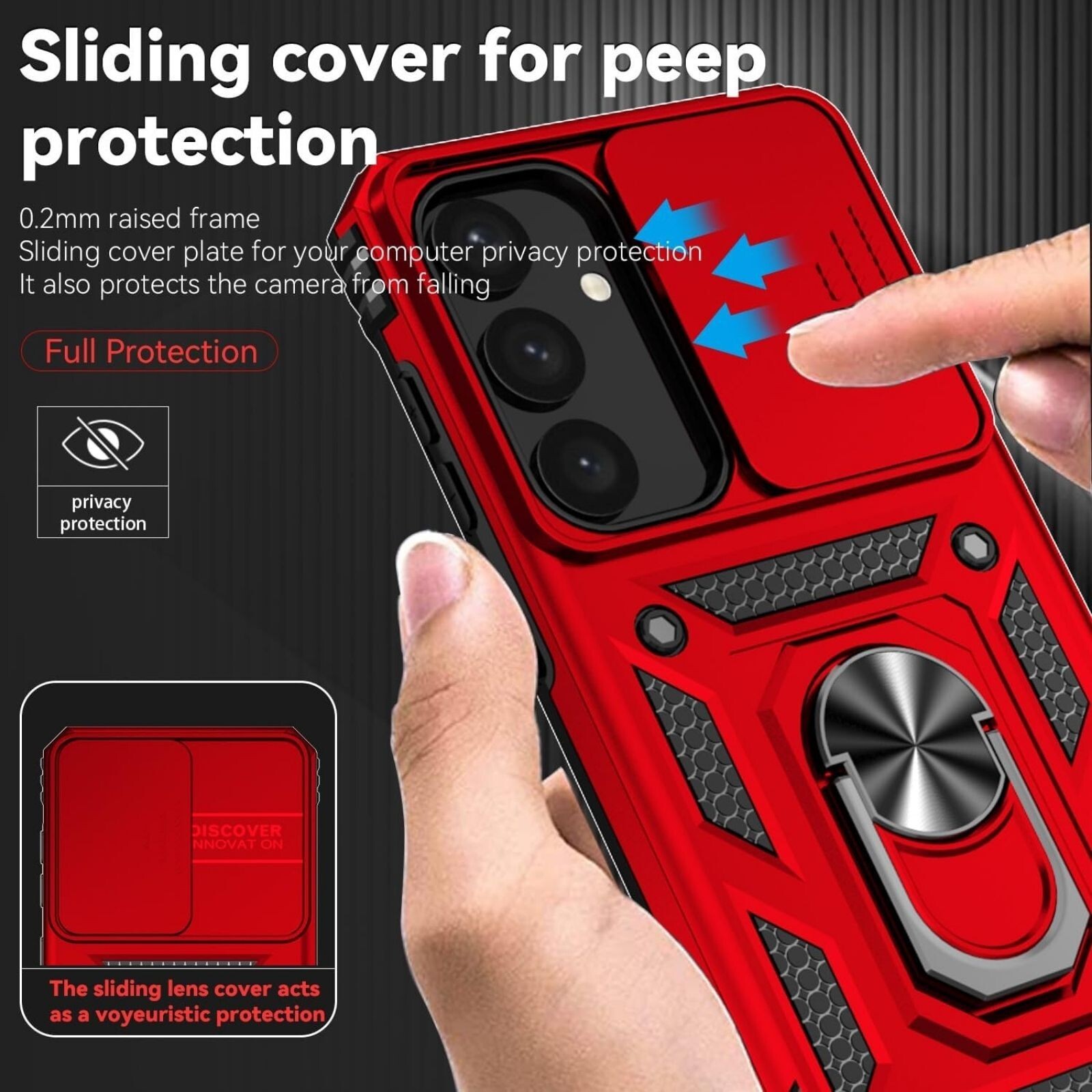 For Samsung Galaxy S24/S25 Case with Kickstand & Military Grade Phone Cover