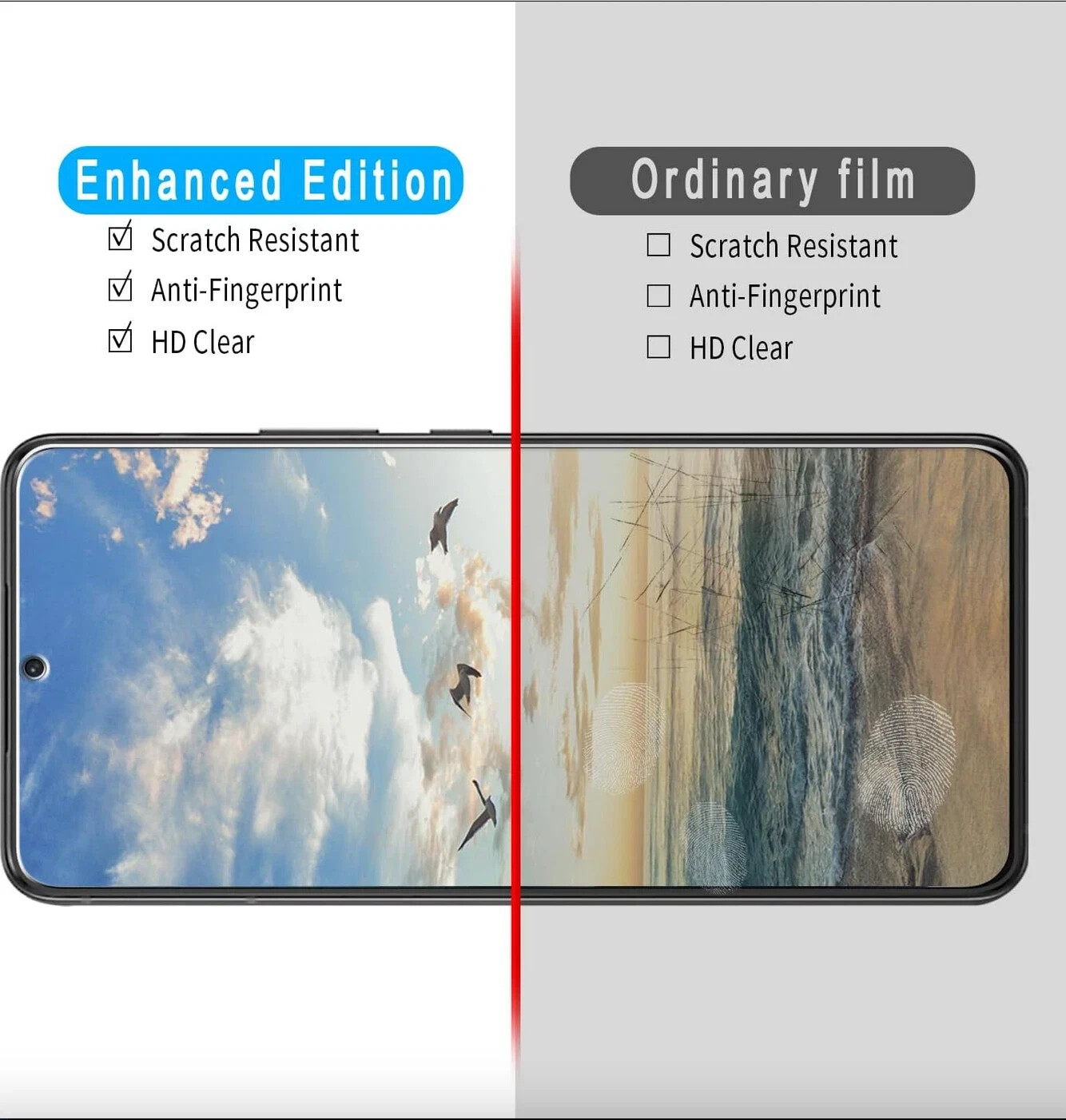 Samsung Galaxy S22 Plus Screen Protector Tempered Glass Bubble Free 3Pack
