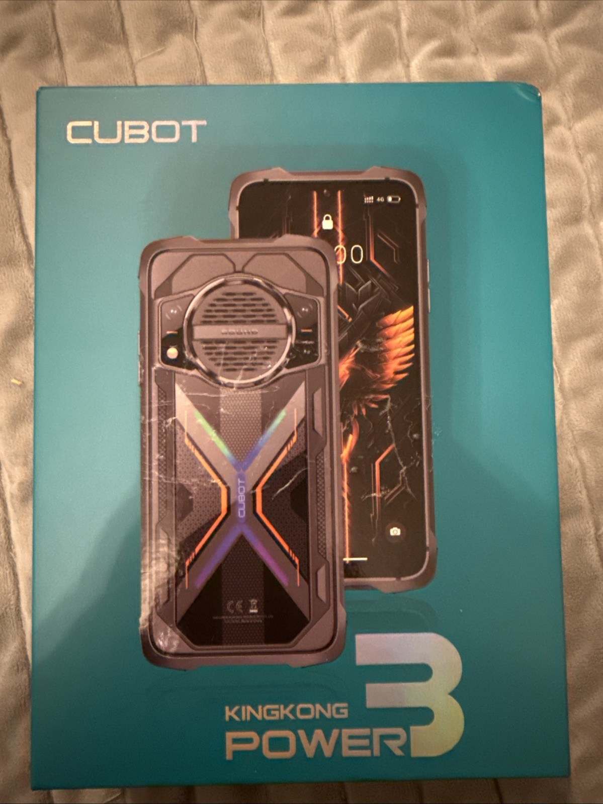 4G Cubot Power 3 Rugged Phone Android 14 Mobile Waterproof Big Speaker Outdoor