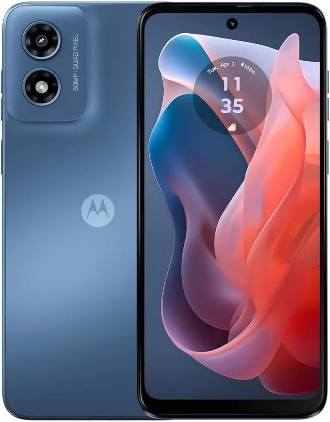 Motorola Moto G Play (2024) XT2413V 64GB 4GB Unlocked Blue Excellent Condition