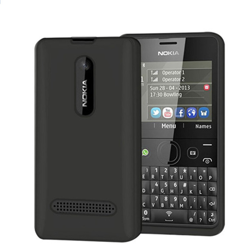 Nokia Asha 210 GSM Unlocked QWERTY Keyboard Bluetooth Wifi Dual SIM Cell Phone