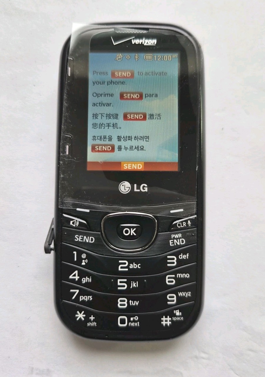 VINTAGE📱 LG Cosmos 2 VN251 – Black | Verizon | Slider Keyboard Phone | OPEN BOX