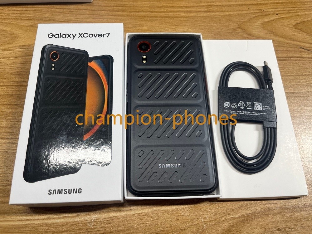 Unlocked Samsung Galaxy XCover 7 5G SM-G556B 6+128GB 6.6″ IP68 GPS New Unopened
