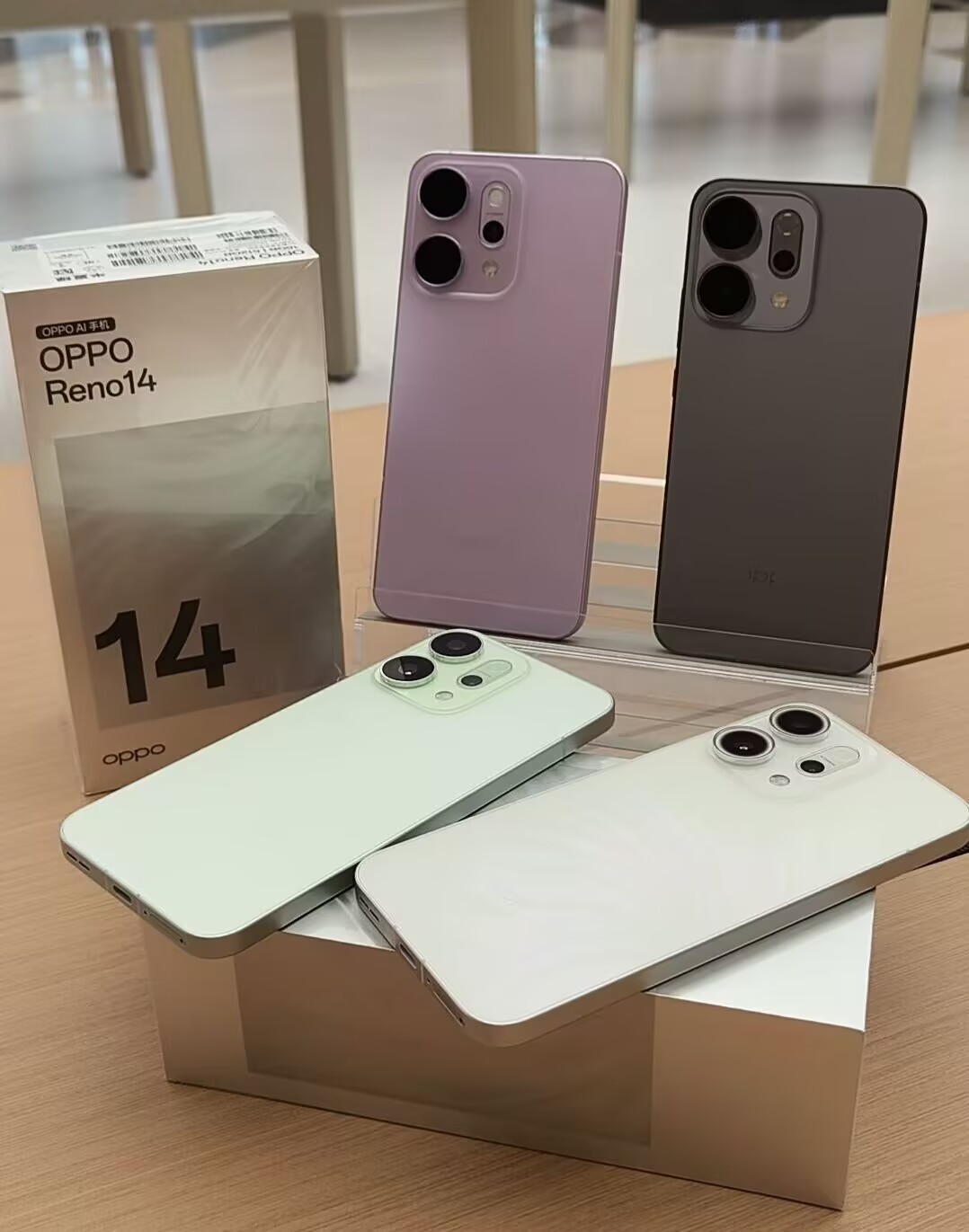 Oppo Reno14 5G 6.59″ 50MP Mediatek Dimensity 8350 Android 15 Unlocked 6000mAh