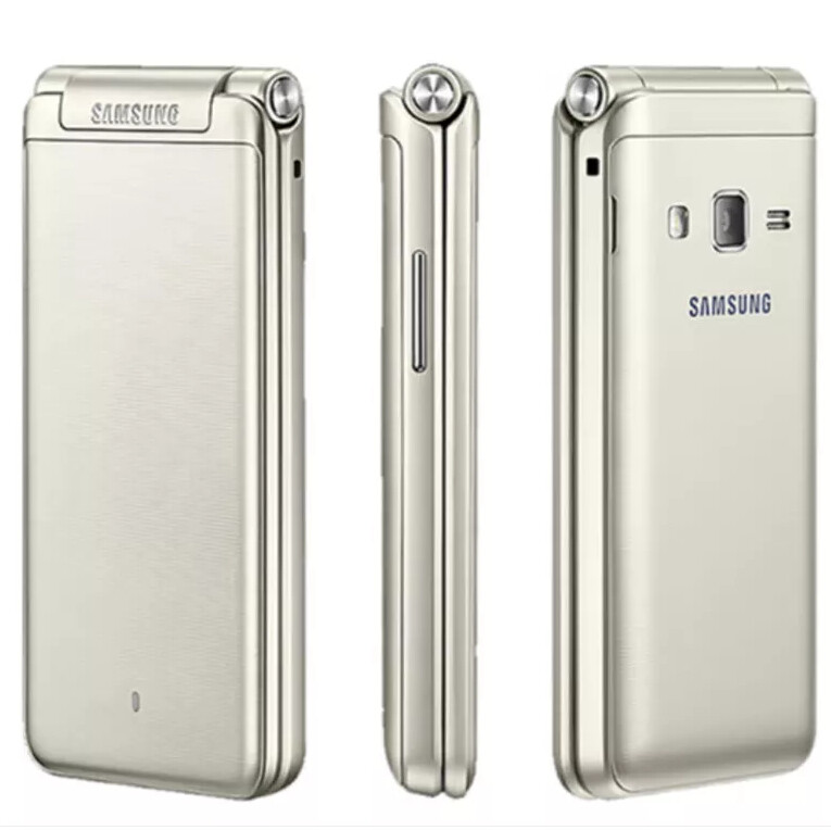 Samsung Galaxy Folder G1600 2GB+16GB ROM WIFI Unlocked LTE 4G Flip SmartPhone A+