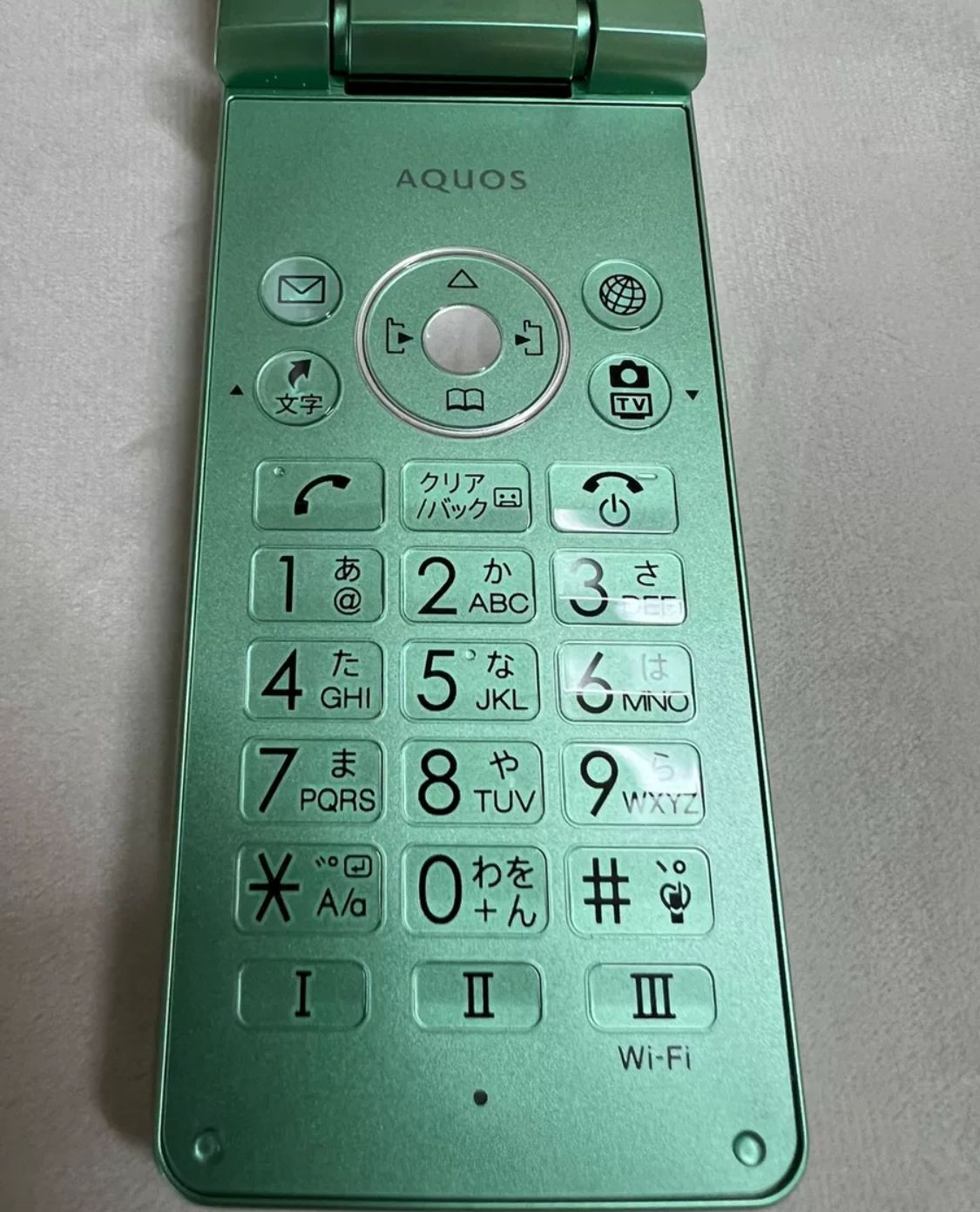SHARP 805SH AQUOS Keitai 3 Softbank Unlocked Green SIM Free90-95%
