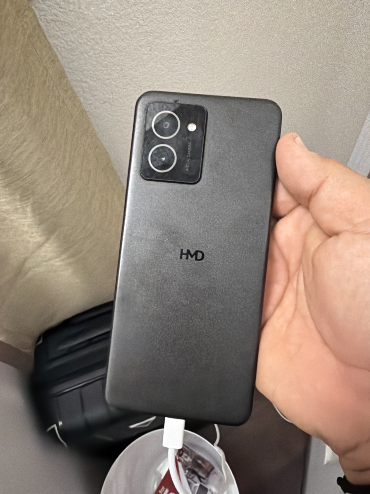 HMD Vibe Cellphone (Black Unknown Carrier / Capacity Broken Screen For Parts